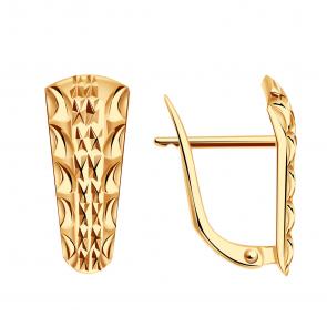 Золотые серьги МАГНАТ МА 011804 фото